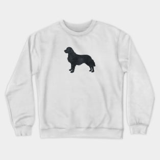 Golden Retriever Silhouette Art Crewneck Sweatshirt